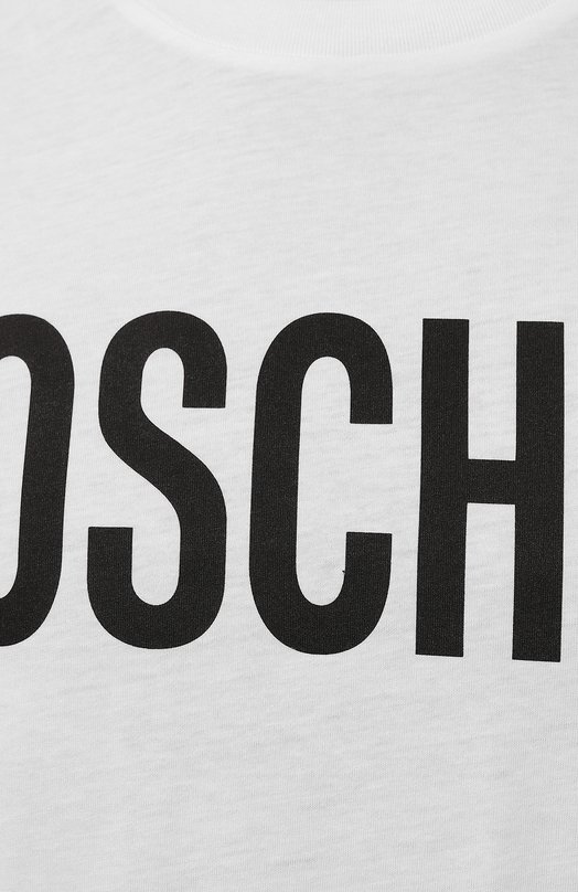 фото Хлопковая футболка moschino