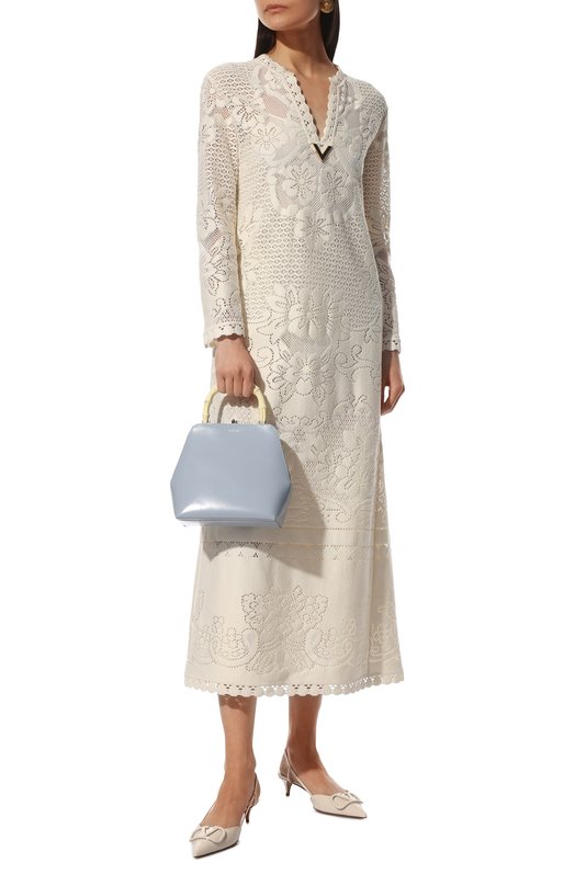 фото Хлопковое платье valentino