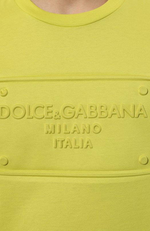 фото Хлопковая футболка dolce & gabbana