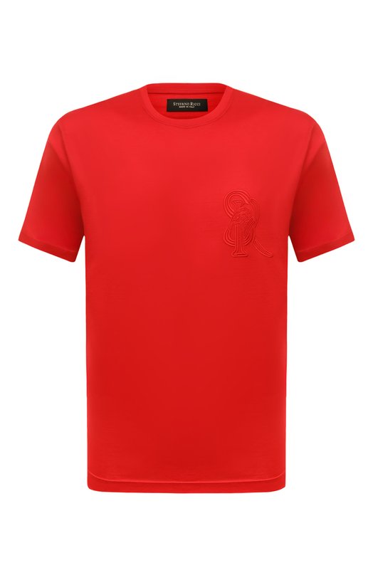 фото Хлопковая футболка stefano ricci