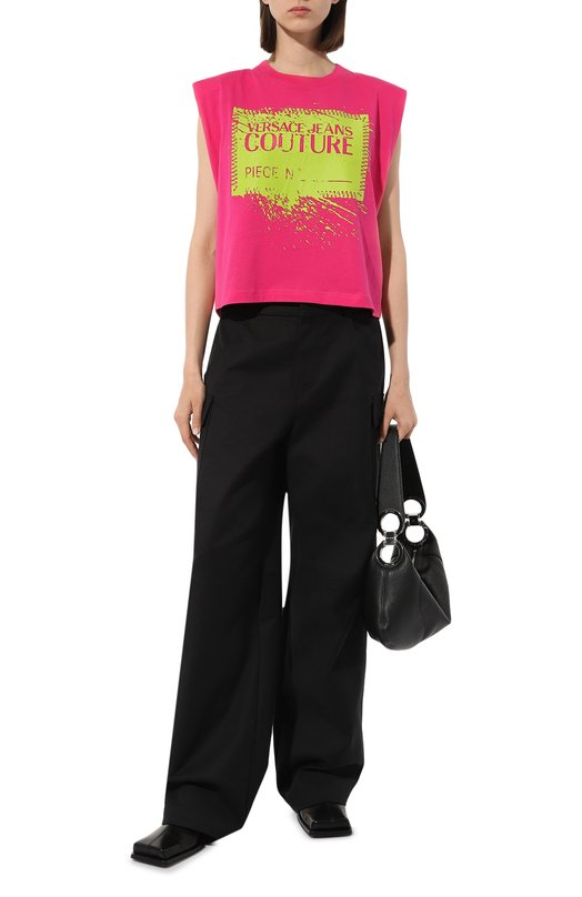 фото Хлопковая футболка versace jeans couture