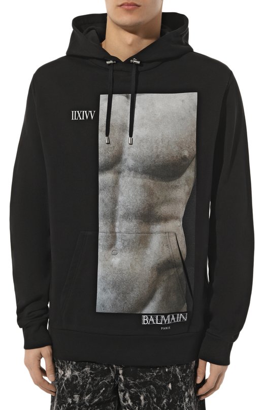 фото Хлопковое худи balmain