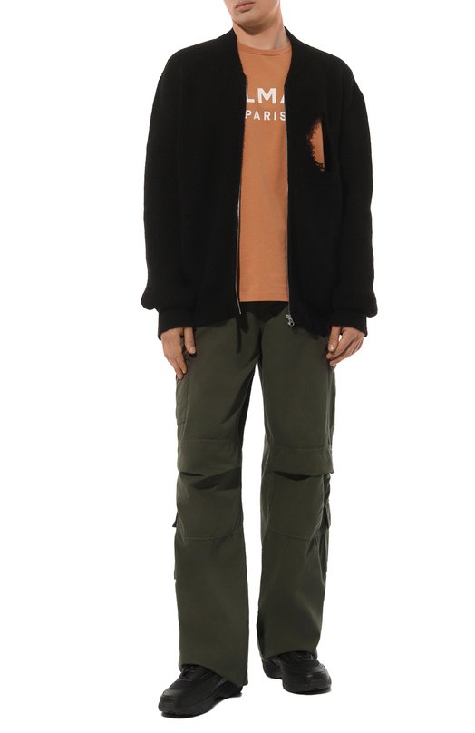 фото Хлопковая футболка balmain