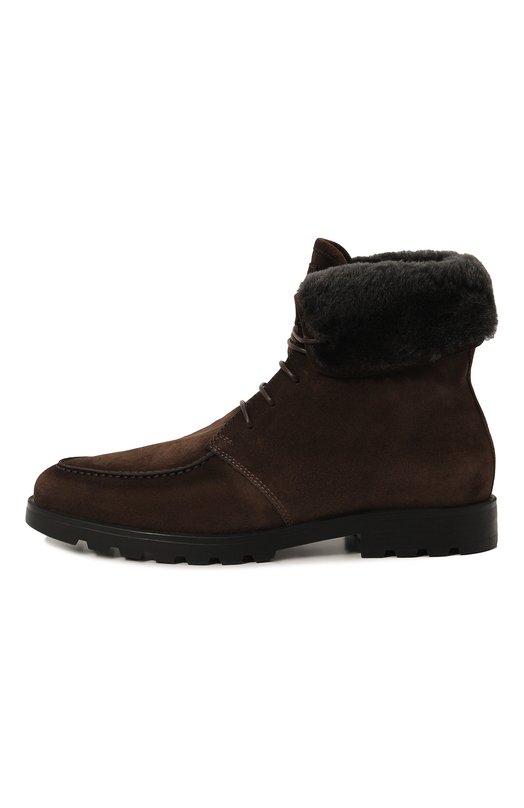 фото Замшевые ботинки santoni