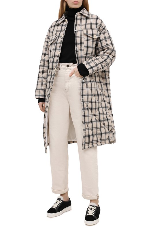 фото Кожаные кеды santoni