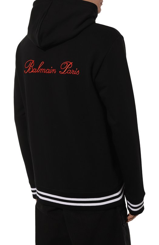 фото Хлопковое худи balmain
