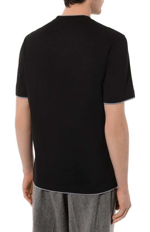 фото Хлопковая футболка brunello cucinelli