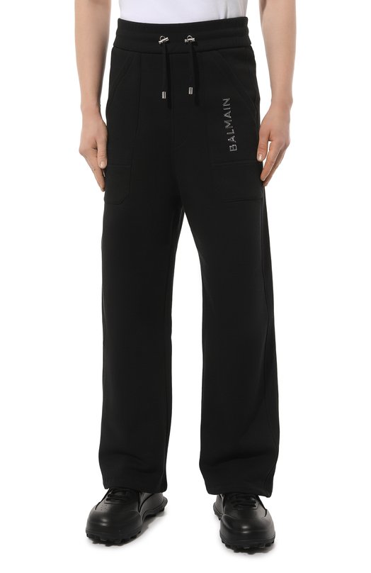 фото Хлопковые брюки balmain