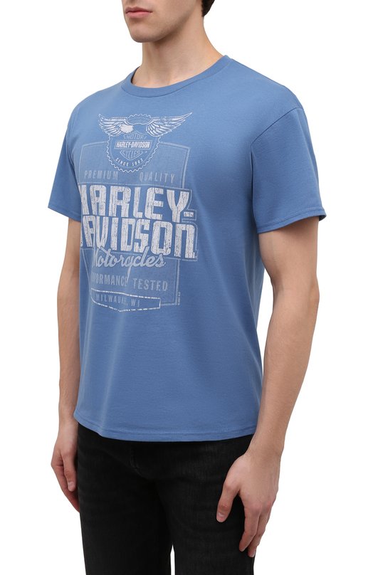 фото Хлопковая футболка harley-davidson