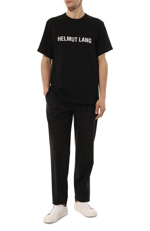 фото Хлопковая футболка helmut lang