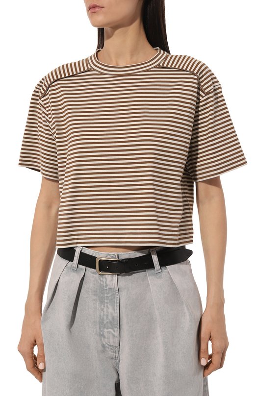 фото Хлопковая футболка brunello cucinelli