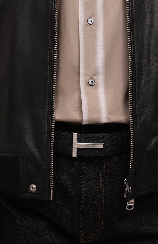 фото Кожаный ремень tom ford