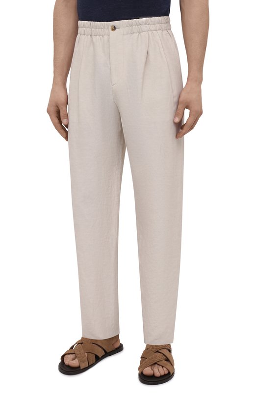 фото Брюки из вискозы и льна giorgio armani