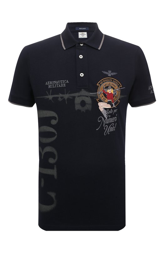 фото Хлопковое поло aeronautica militare