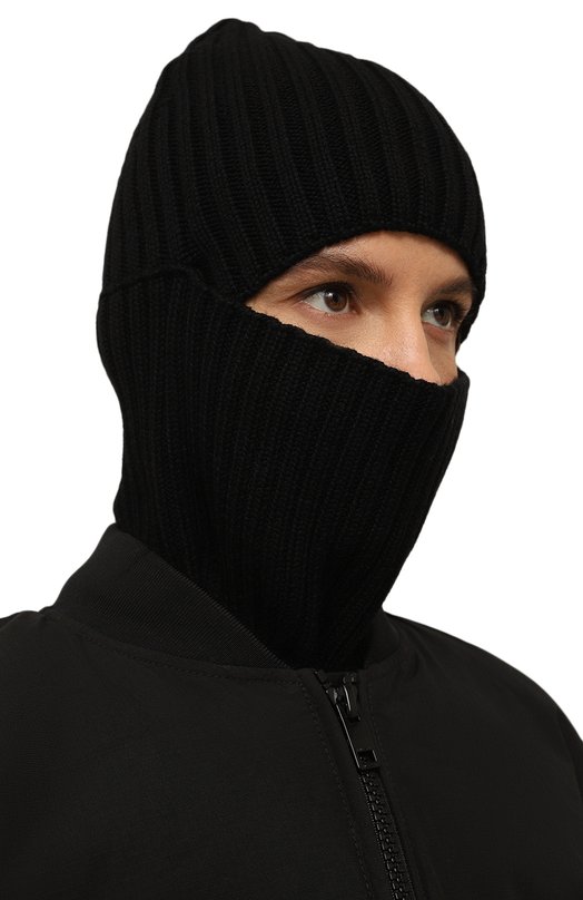 фото Шерстяная шапка-балаклава herno