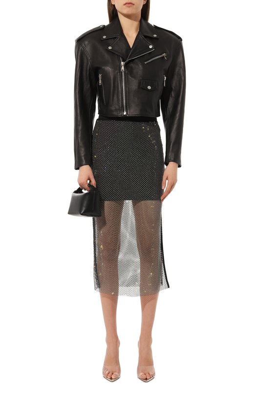 фото Юбка с отделкой стразами patrizia pepe