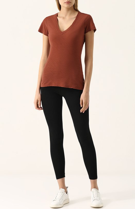 фото Хлопковая футболка james perse