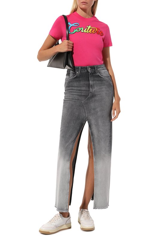 фото Хлопковая футболка versace jeans couture