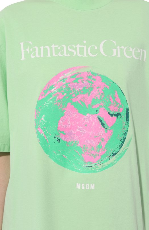 фото Хлопковая футболка msgm