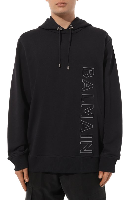 фото Хлопковое худи balmain