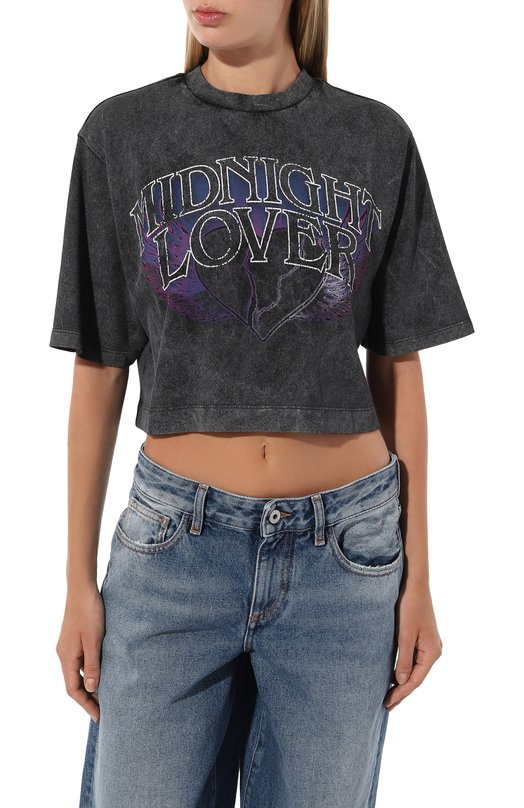 фото Хлопковая футболка hugo