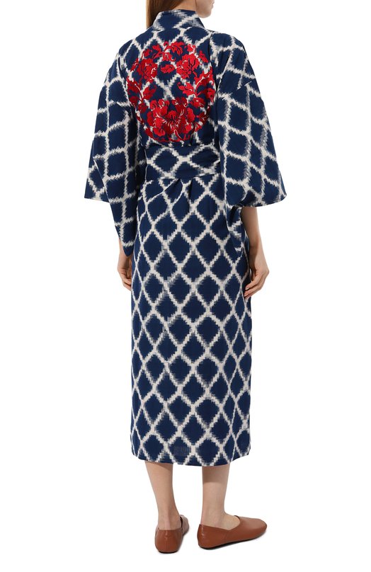фото Хлопковое платье-кимоно kleed loungewear