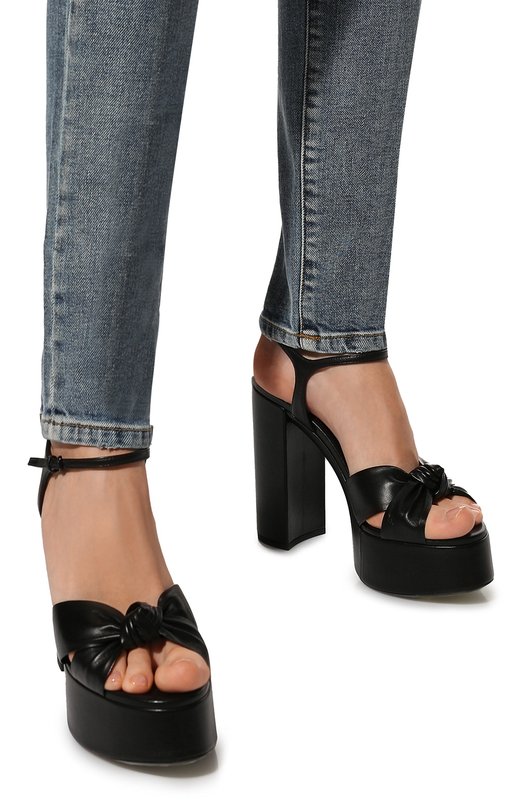 фото Кожаные босоножки bianca saint laurent