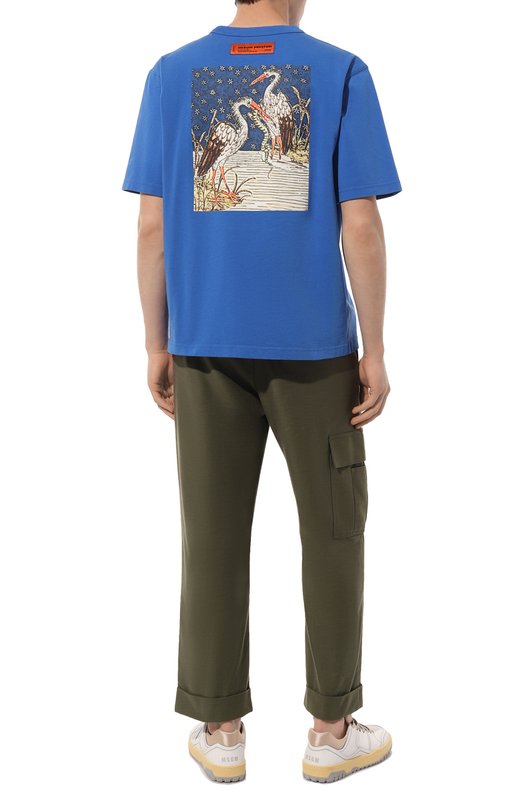 фото Хлопковая футболка heron preston