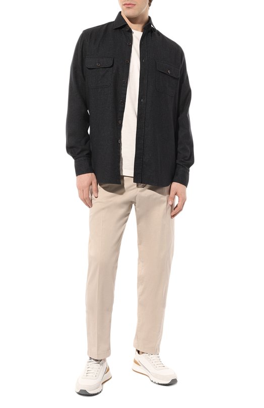 фото Хлопковые брюки kiton