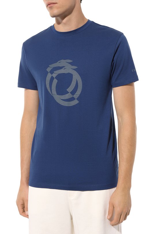 фото Хлопковая футболка trussardi