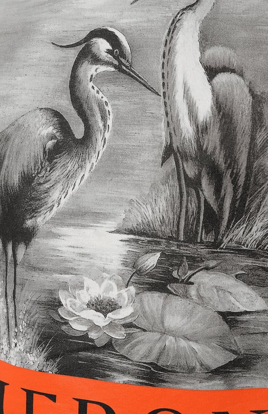 фото Хлопковая футболка heron preston