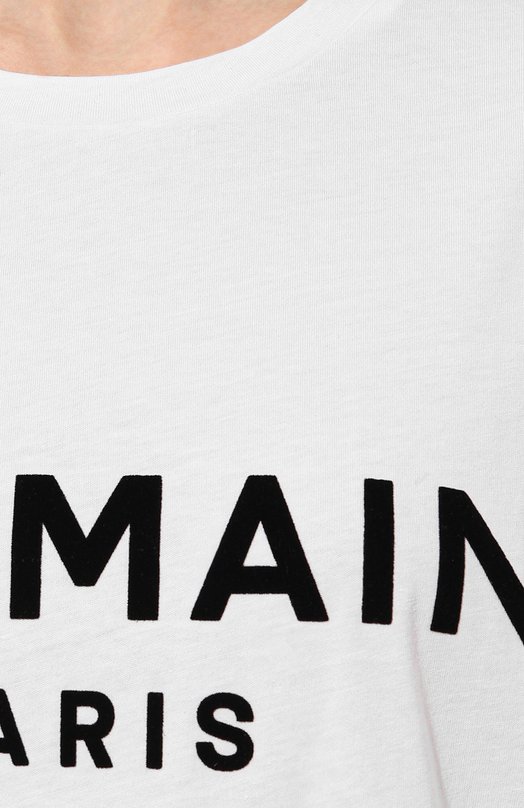 фото Хлопковая футболка balmain