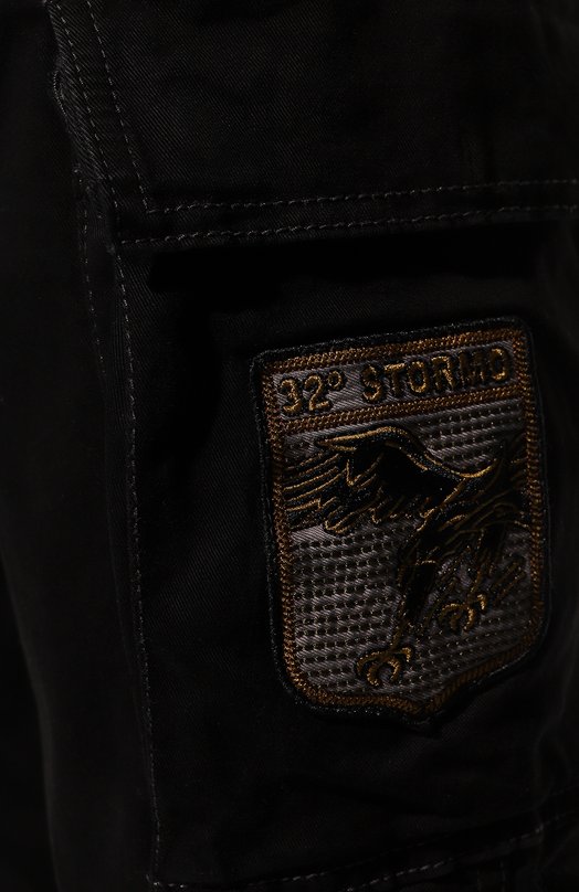 фото Хлопковые брюки-карго aeronautica militare