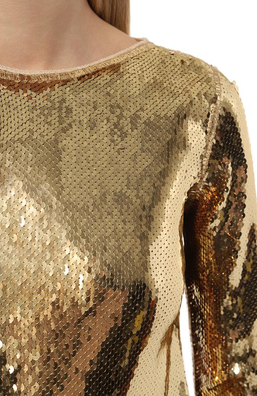 фото Топ с отделкой пайетками n21