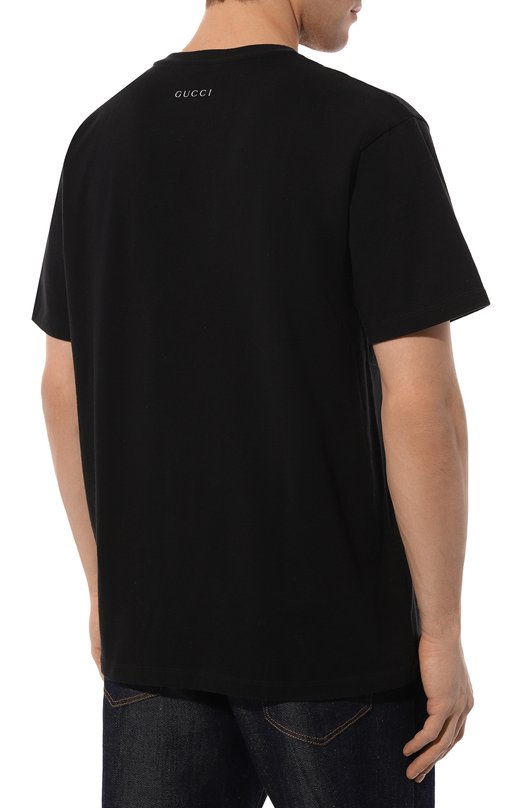 фото Хлопковая футболка disney x gucci gucci