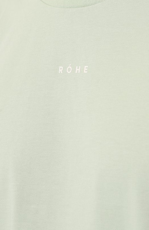 фото Хлопковая футболка rohe