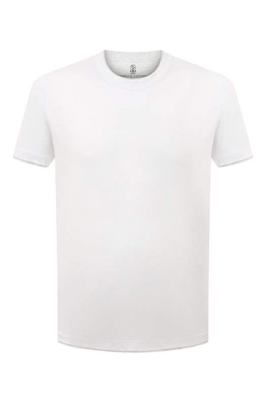 фото Хлопковая футболка brunello cucinelli