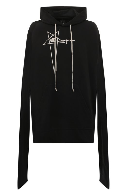 фото Хлопковое худи rick owens x champion rick owens