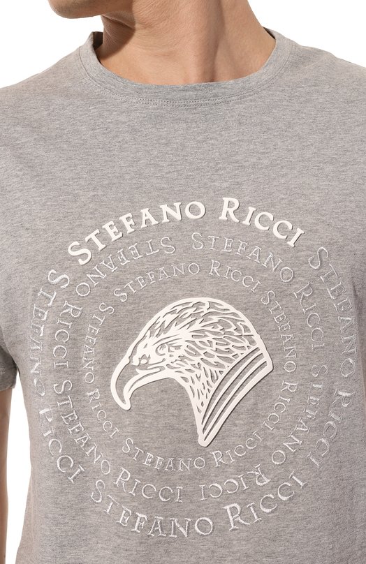 фото Хлопковая футболка stefano ricci