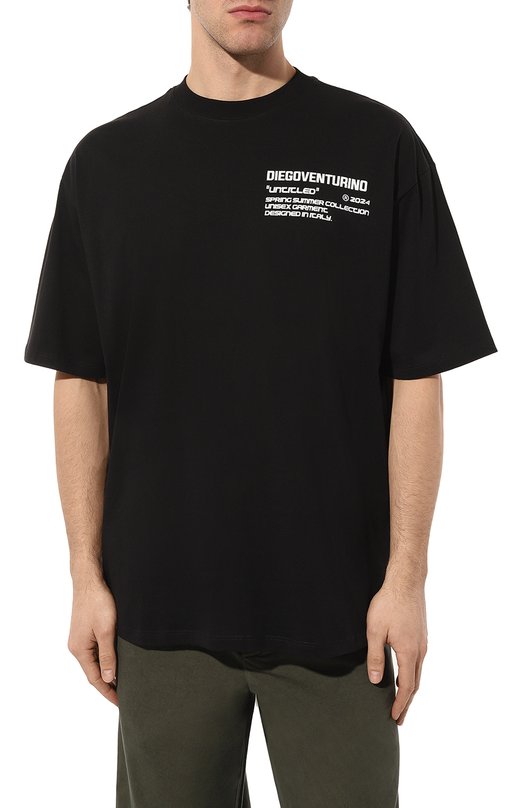 фото Хлопковая футболка diego venturino