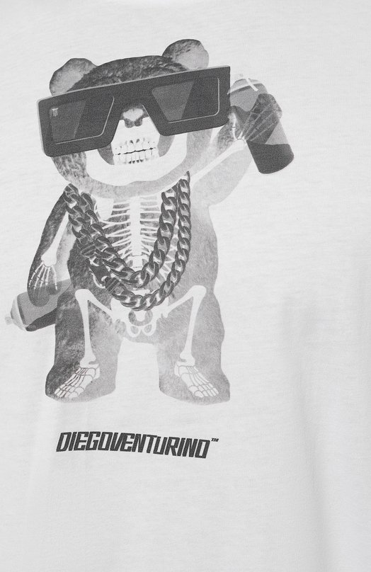 фото Хлопковая футболка diego venturino