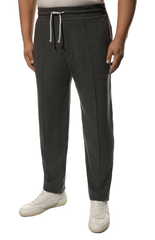 фото Хлопковые брюки brunello cucinelli