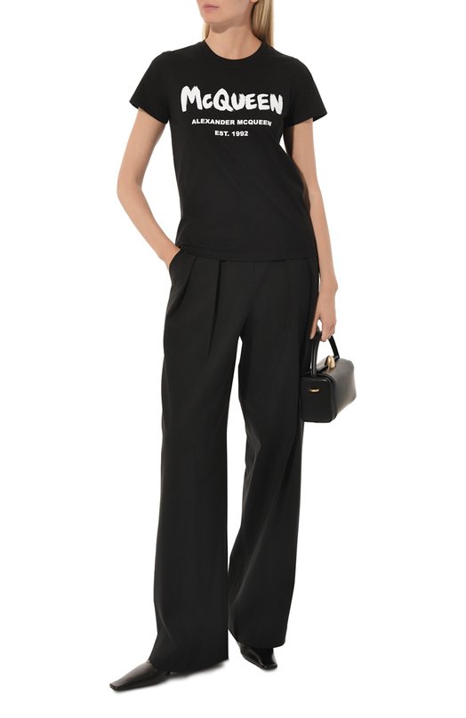 фото Хлопковая футболка alexander mcqueen