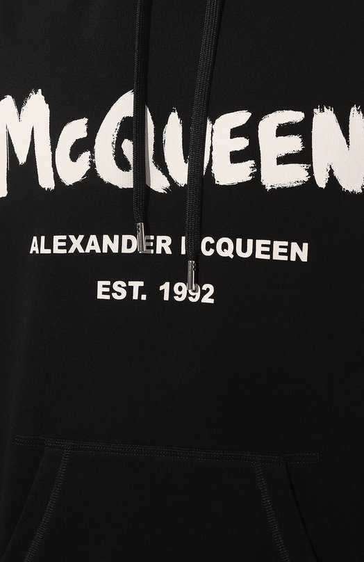 фото Хлопковое худи alexander mcqueen