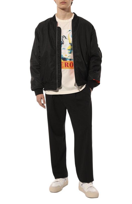 фото Хлопковая футболка heron preston