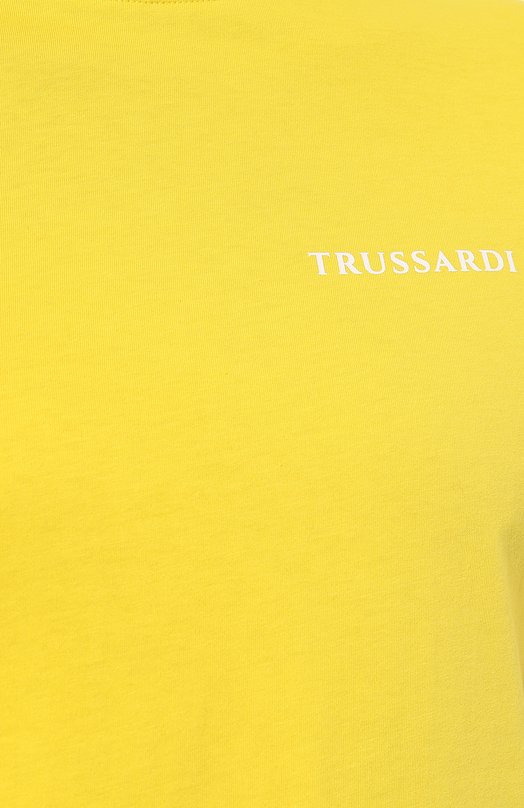 фото Хлопковая футболка trussardi