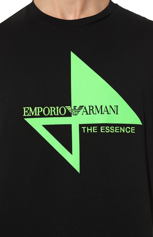 фото Хлопковая футболка emporio armani