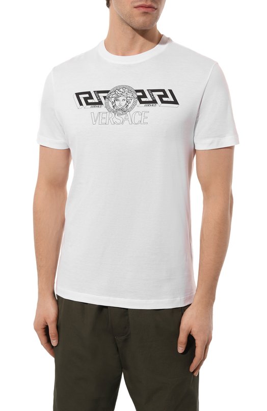 фото Хлопковая футболка versace
