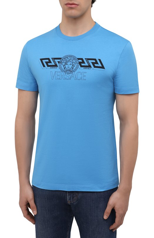 фото Хлопковая футболка versace