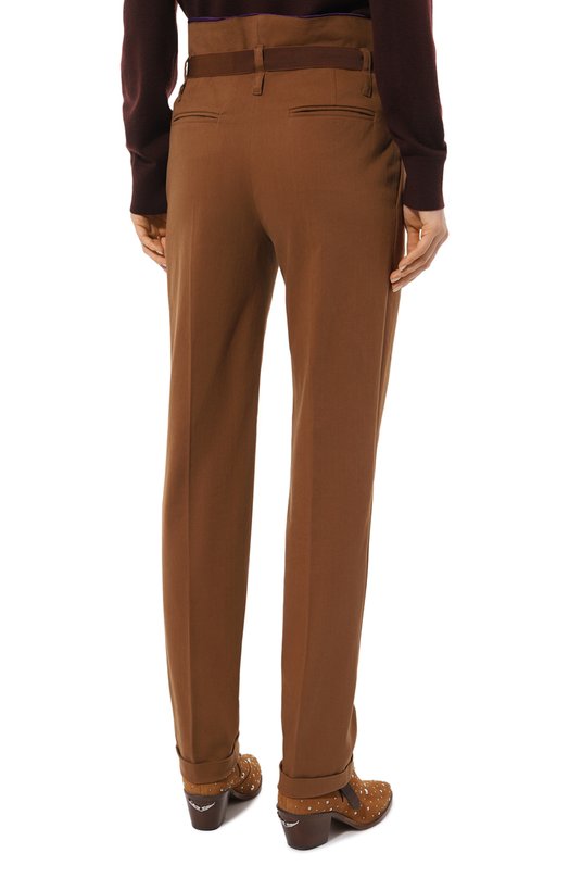 фото Хлопковые брюки alberta ferretti